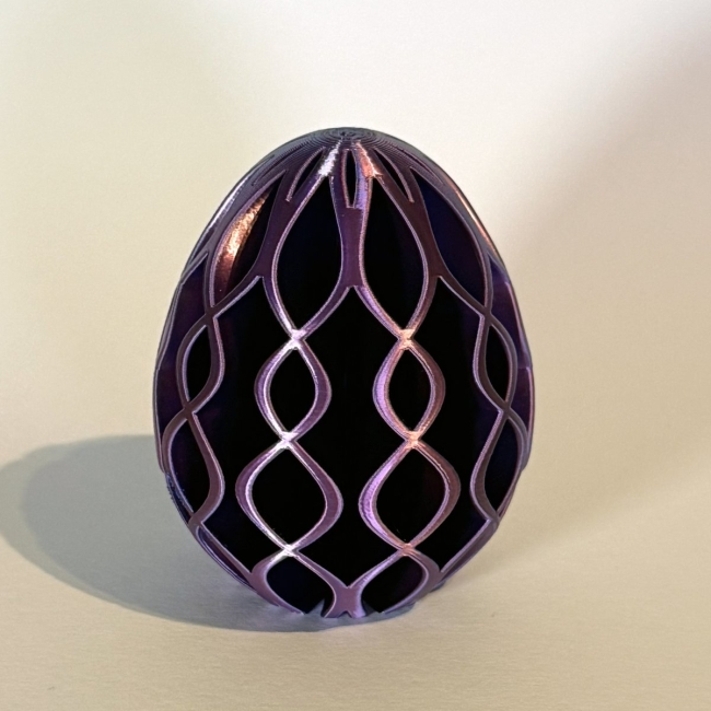 Oeuf moderne spirale