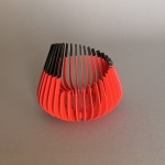 Bougie Gorgon - Red-Black