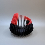 Bougie Gorgon - Black-Red