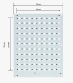 Cadre lumineux - Litophane blanc